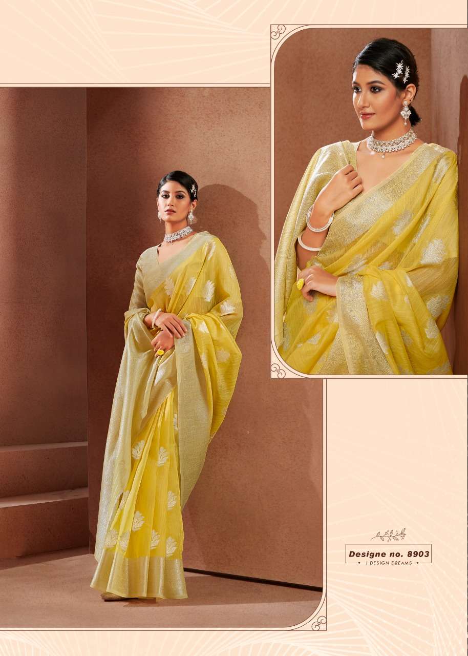 Avaloki Silk By Rajyog 8901 To 8906 Series Indian Traditional Wear Collection Beautiful Stylish Fancy Colorful Party Wear & Occasional Wear Modal Silk Sarees At Wholesale Price