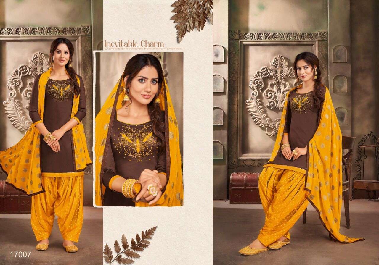 AFLATUNE VOL-16 BY KAPIL TRENDZ 17001 TO 17012 SERIES BEAUTIFUL SUITS COLORFUL STYLISH FANCY CASUAL WEAR & ETHNIC WEAR SOFT SILK WITH WORK DRESSES AT WHOLESALE PRICE