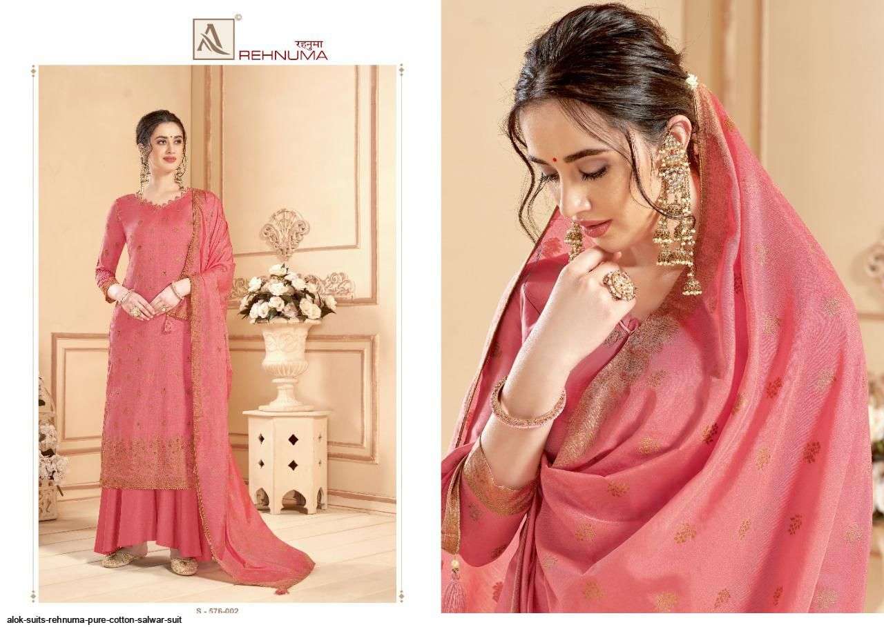 REHNUMA BY ALOK SUITS BEAUTIFUL STYLISH SUITS FANCY COLORFUL CASUAL WEAR & ETHNIC WEAR & READY TO WEAR PURE COTTON PRINTED DRESSES AT WHOLESALE PRICE