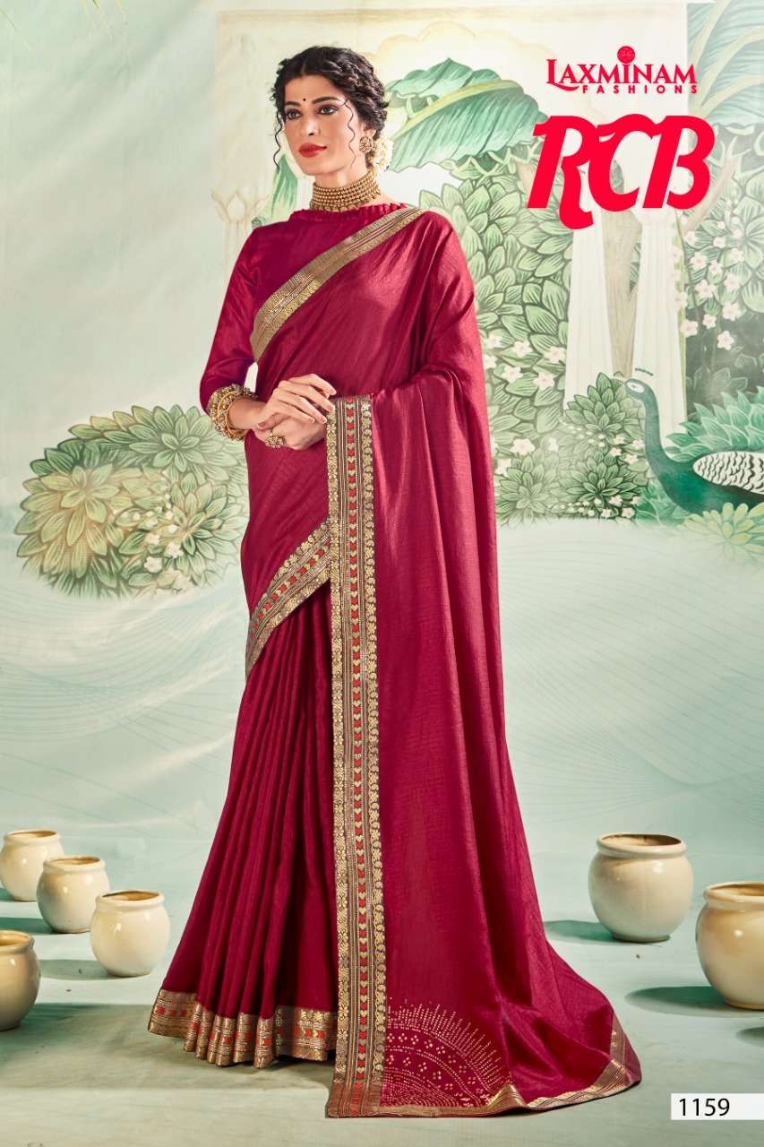 RCB BY LAXINAM 1153 TO 1160 SERIES INDIAN TRADITIONAL WEAR COLLECTION BEAUTIFUL STYLISH FANCY COLORFUL PARTY WEAR & OCCASIONAL WEAR SATIN GEORGETTE SAREES AT WHOLESALE PRICE