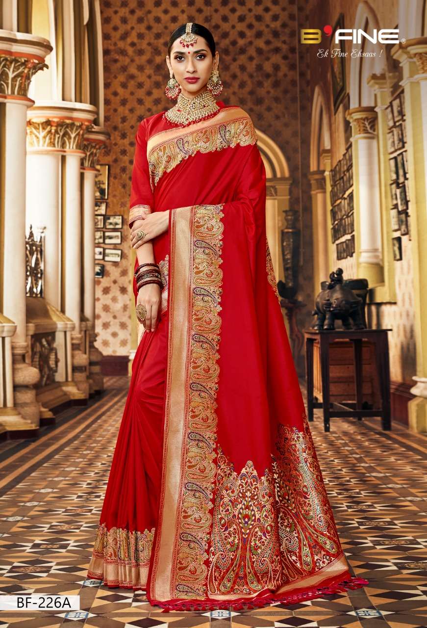 ALL TIME HITS BY BFINE INDIAN TRADITIONAL WEAR COLLECTION BEAUTIFUL STYLISH FANCY COLORFUL PARTY WEAR & OCCASIONAL WEAR BANARASI SILK SAREES AT WHOLESALE PRICE