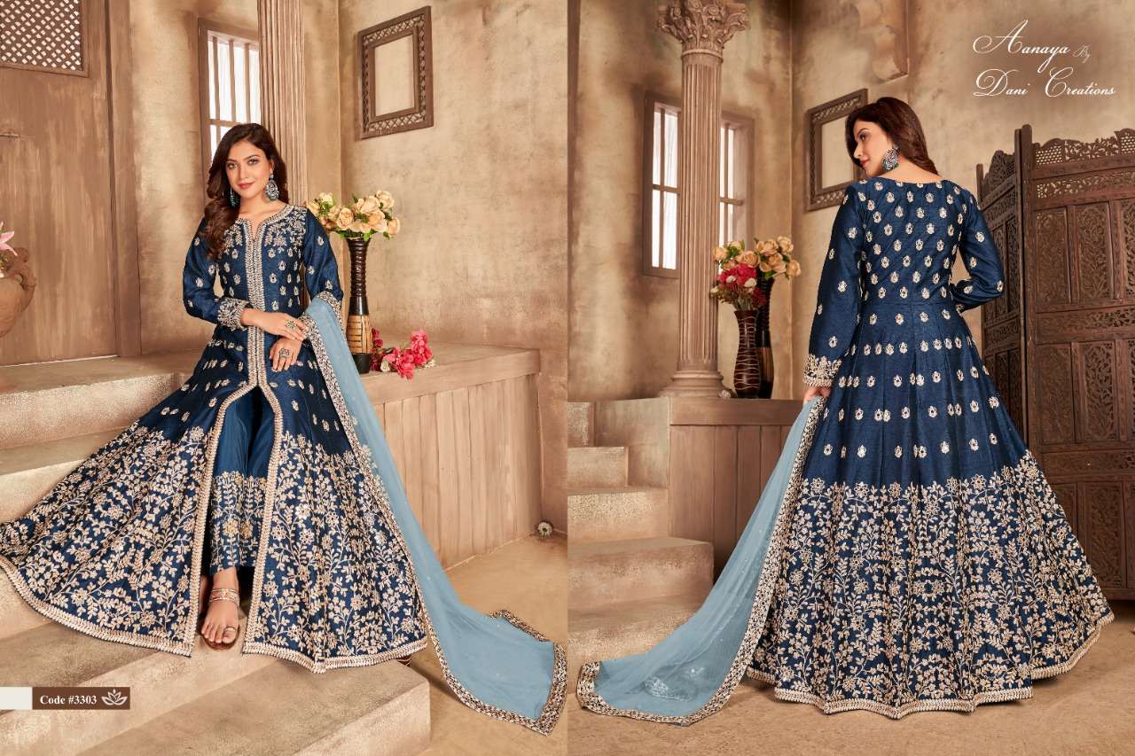 Aanaya Vol-133 By Twisha 3301 To 3304 Series Beautiful Festive Suits Stylish Fancy Colorful Casual Wear & Ethnic Wear Art Silk Dresses At Wholesale Price