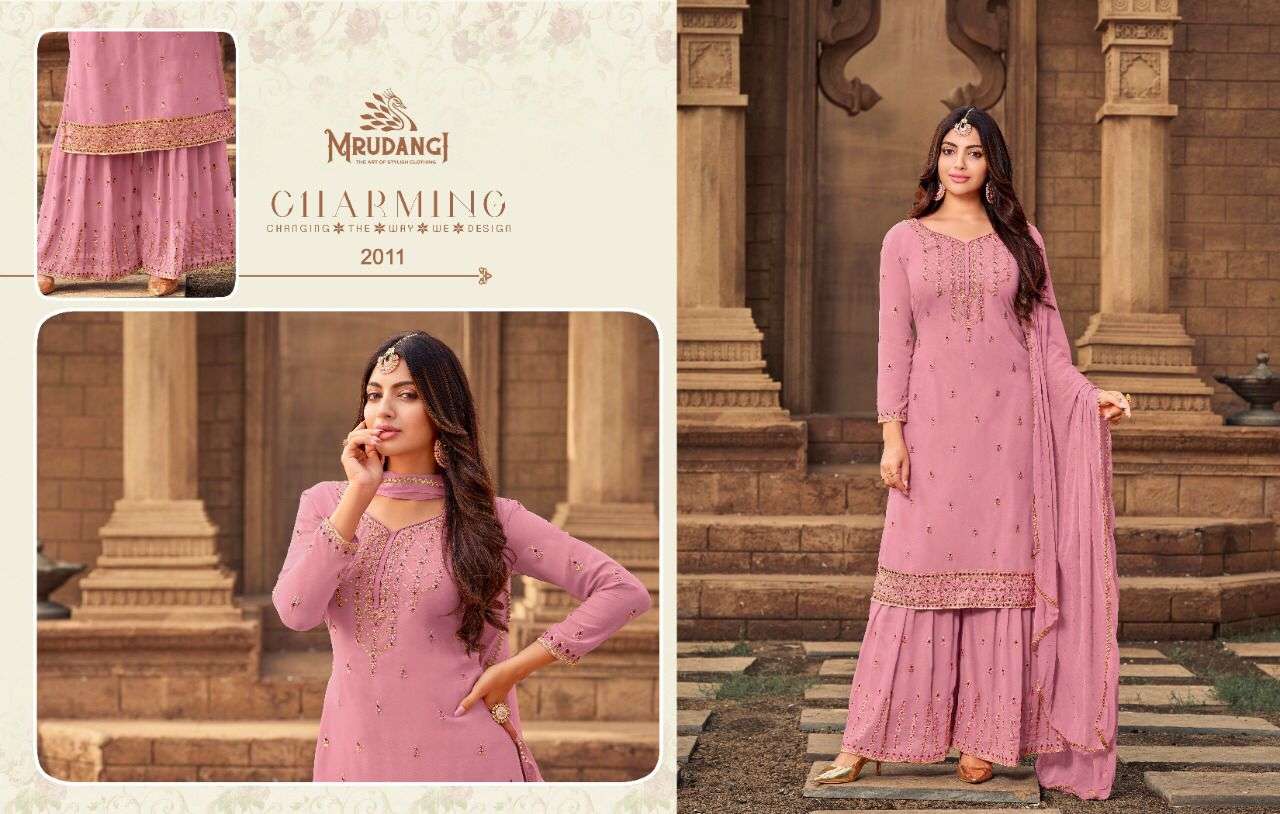 Gulabo By Mrudangi 2009 To 2013 Series Beautiful Festive Suits Colorful Stylish Fancy Casual Wear & Ethnic Wear Chinnon Embroidered Dresses At Wholesale Price