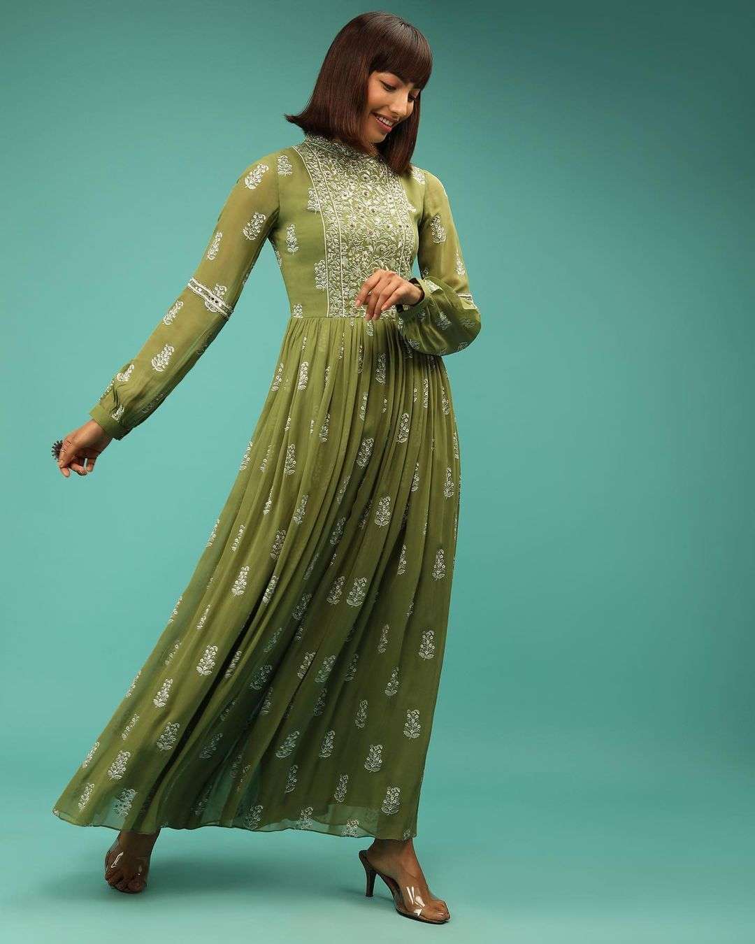 JUMP SUIT VOL-3 BY KAAMIRI 01 TO 03 SERIES BEAUTIFUL COLOURFUL STYLISH DESIGNER PRINTED CASUAL WEAR READY TO WEAR FAUX GEORGETTE WITH EMBROIDERY TUNIC AT WHOLESALE PRICE