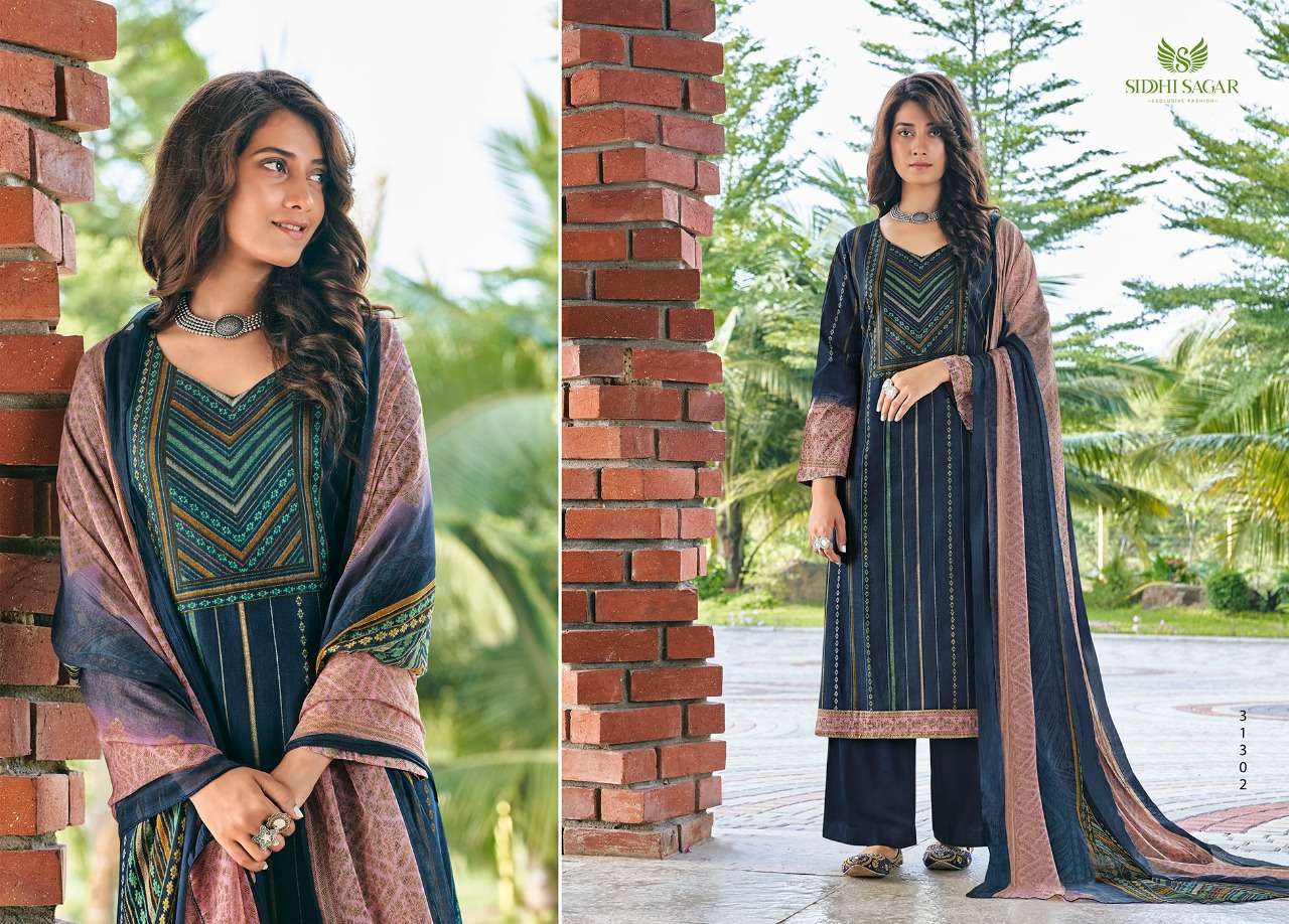 FIZA BY SIDDHI SAGAR 31301 TO 31308 SERIES BEAUTIFUL STYLISH SUITS FANCY COLORFUL CASUAL WEAR & ETHNIC WEAR & READY TO WEAR PURE LAWN COTTON PRINTED DRESSES AT WHOLESALE PRICE