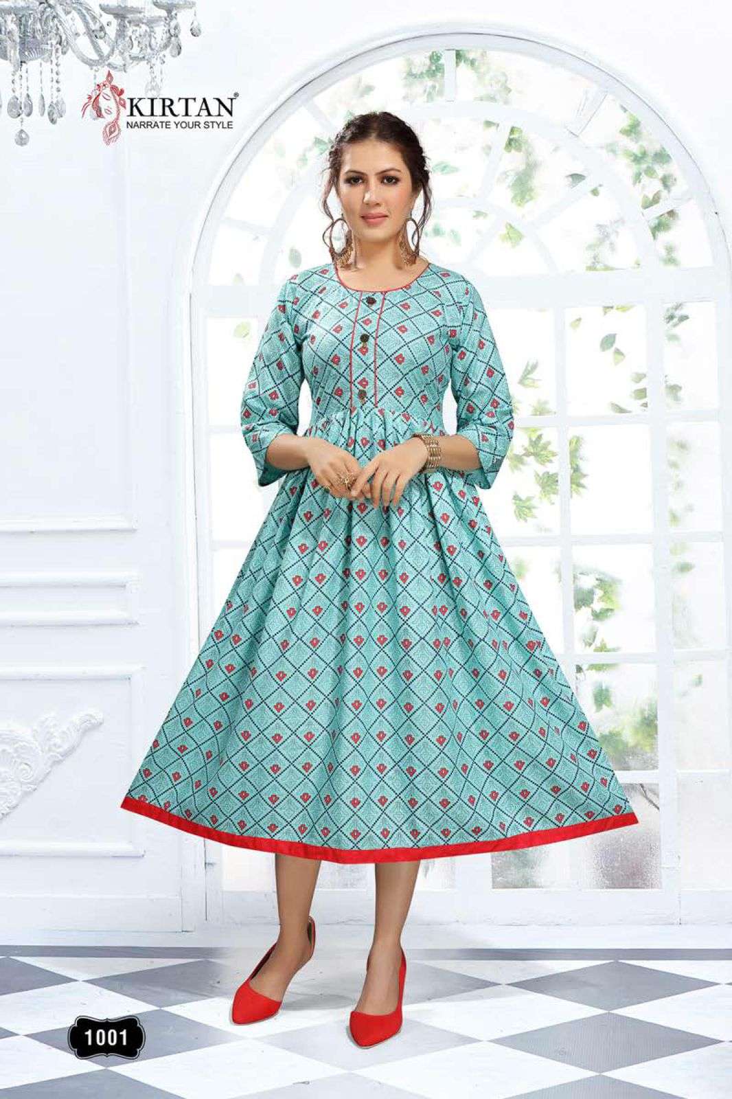AAROHI VOL-2 BY KIRTAN 1001 TO 1006 SERIES DESIGNER STYLISH FANCY COLORFUL BEAUTIFUL PARTY WEAR & ETHNIC WEAR COLLECTION RAYON PRINT KURTIS AT WHOLESALE PRICE