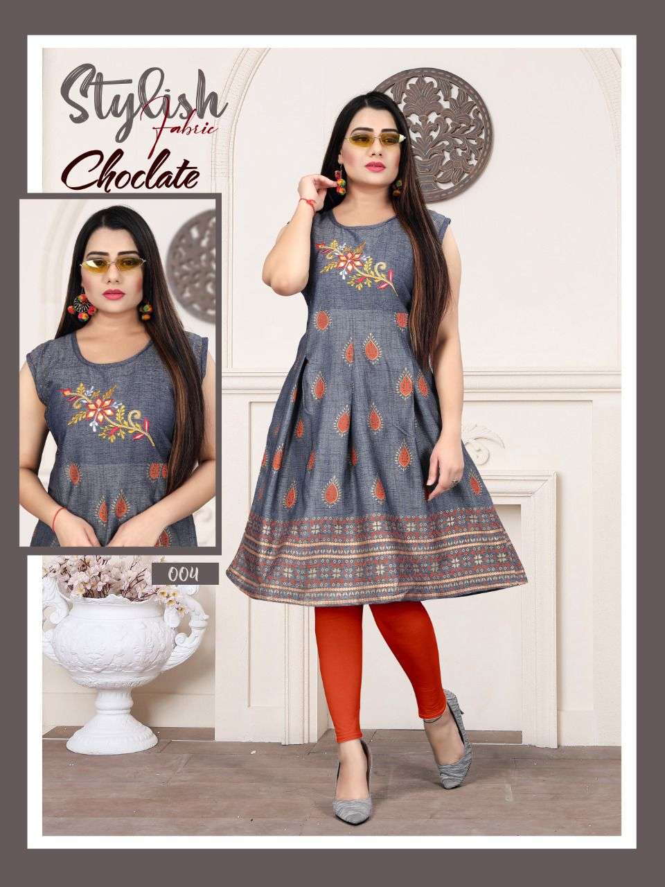 CHOCLATE BY AAGYA 001 TO 008 SERIES DESIGNER STYLISH FANCY COLORFUL BEAUTIFUL PARTY WEAR & ETHNIC WEAR COLLECTION RAYON TWO TONE KURTIS AT WHOLESALE PRICE