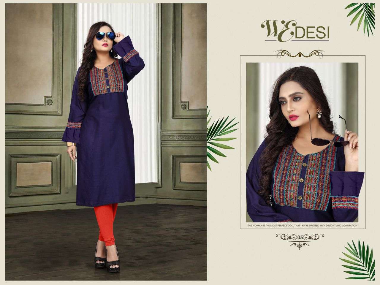 WEDESI VOL-4 BY AAGYA 01 TO 10 SERIES DESIGNER STYLISH FANCY COLORFUL BEAUTIFUL PARTY WEAR & ETHNIC WEAR COLLECTION RAYON EMBROIDERY KURTIS AT WHOLESALE PRICE