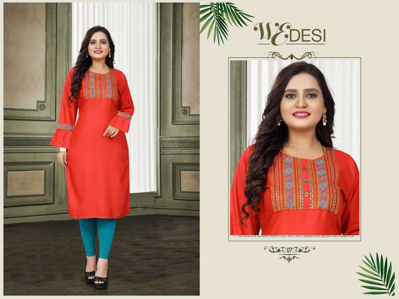 WEDESI VOL-4 BY AAGYA 01 TO 10 SERIES DESIGNER STYLISH FANCY COLORFUL BEAUTIFUL PARTY WEAR & ETHNIC WEAR COLLECTION RAYON EMBROIDERY KURTIS AT WHOLESALE PRICE