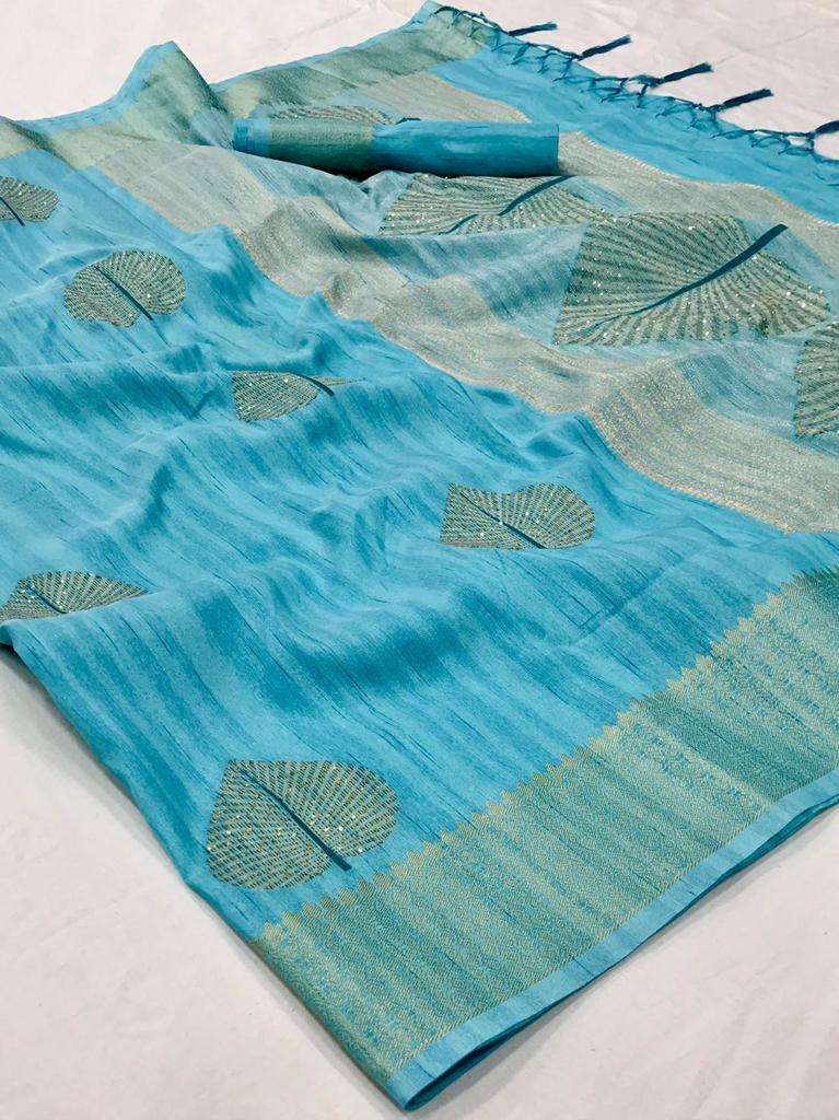 KAROLINA SILK BY RAJ TEX 225001 TO 225006 SERIES INDIAN TRADITIONAL WEAR COLLECTION BEAUTIFUL STYLISH FANCY COLORFUL PARTY WEAR & OCCASIONAL WEAR SILK SAREES AT WHOLESALE PRICE
