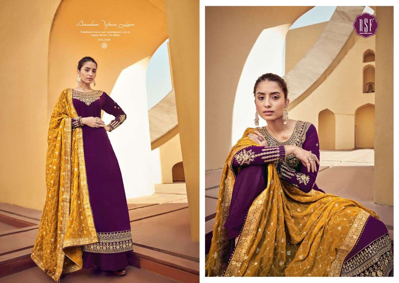 SATRANG VOL-2 BY RIDDHI SIDDHI FASHION 21601 TO 21606 SERIES BEAUTIFUL STYLISH SHARARA SUITS FANCY COLORFUL CASUAL WEAR & ETHNIC WEAR & READY TO WEAR PURE FAUX GEORGETTE DRESSES AT WHOLESALE PRICE