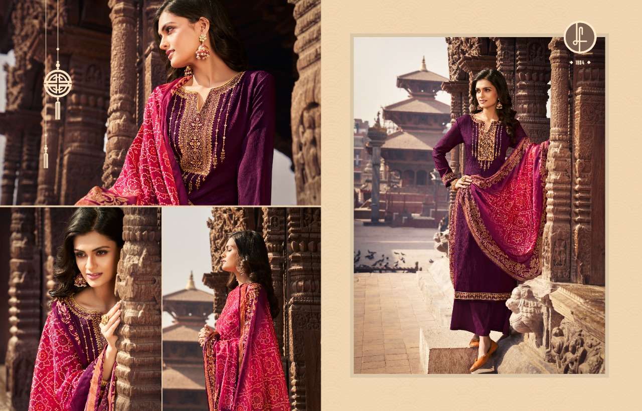 AARKHI VOL-4 BY LEO FASHION 1801 TO 1806 SERIES BEAUTIFUL SUITS COLORFUL STYLISH FANCY CASUAL WEAR & ETHNIC WEAR CHINNON CHIFFON DRESSES AT WHOLESALE PRICE