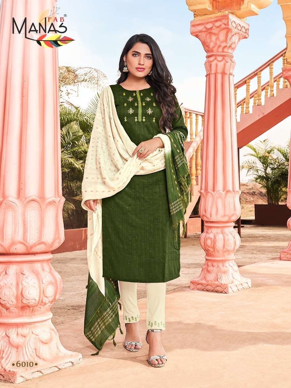 ARINA VOL-2 BY MANAS FAB 6007 TO 6012 SERIES DESIGNER SUITS BEAUTIFUL STYLISH FANCY COLORFUL PARTY WEAR & OCCASIONAL WEAR FANCY DRESSES AT WHOLESALE PRICE