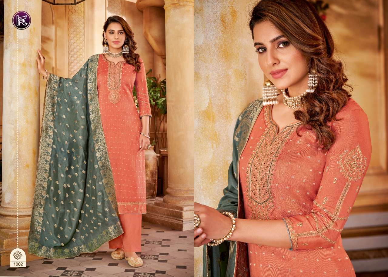 KALA SILK BY KALA FASHION 1001 TO 1006 SERIES BEAUTIFUL SUITS COLORFUL STYLISH FANCY CASUAL WEAR & ETHNIC WEAR SILK EMBROIDERED DRESSES AT WHOLESALE PRICE