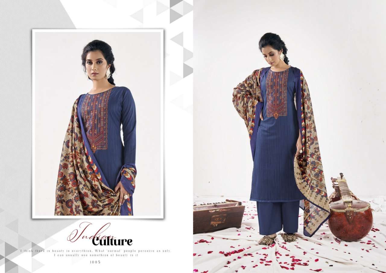 TAANYA BY YASHIKA TRENDS 1001 TO 1008 SERIES BEAUTIFUL STYLISH SUITS FANCY COLORFUL CASUAL WEAR & ETHNIC WEAR & READY TO WEAR HEAVY CAMBRIC PRINTED DRESSES AT WHOLESALE PRICE
