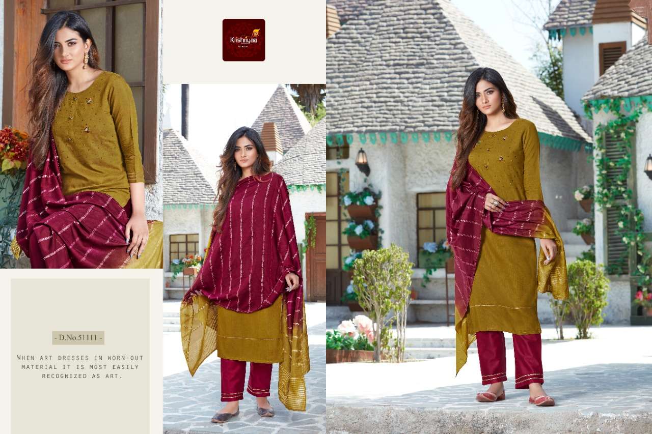JASHN BY KRISHRIYAA BEAUTIFUL SUITS COLORFUL STYLISH FANCY CASUAL WEAR & ETHNIC WEAR VISCOSE EMBROIDERED DRESSES AT WHOLESALE PRICE