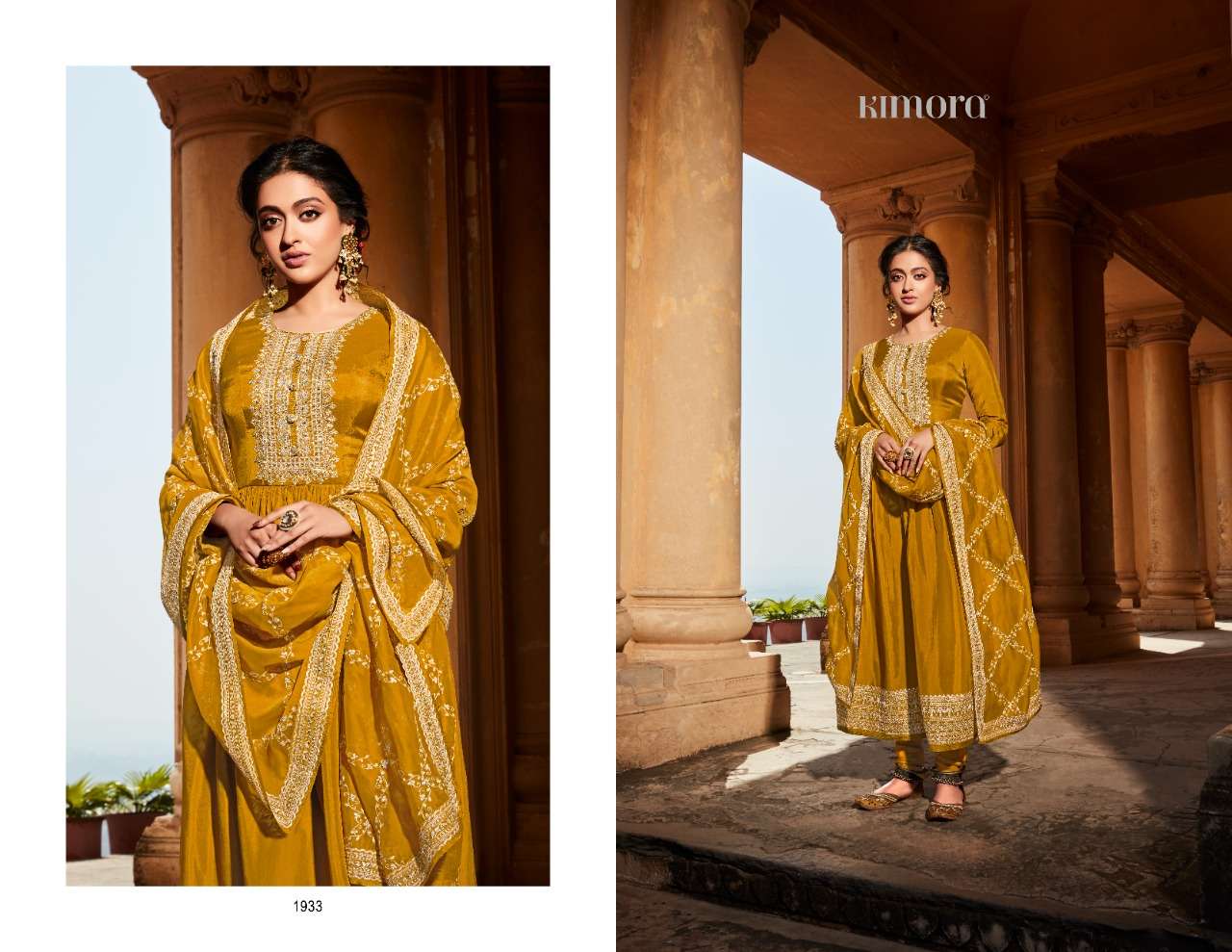 LEELAH BY KIMORA FASHION 1931 TO 1938 SERIES BEAUTIFUL SUITS COLORFUL STYLISH FANCY CASUAL WEAR & ETHNIC WEAR RUSSIAN SILK EMBROIDERED DRESSES AT WHOLESALE PRICE