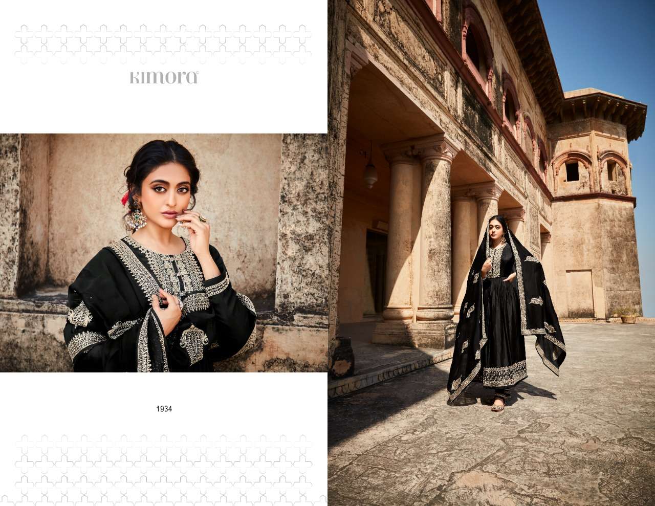 LEELAH BY KIMORA FASHION 1931 TO 1938 SERIES BEAUTIFUL SUITS COLORFUL STYLISH FANCY CASUAL WEAR & ETHNIC WEAR RUSSIAN SILK EMBROIDERED DRESSES AT WHOLESALE PRICE