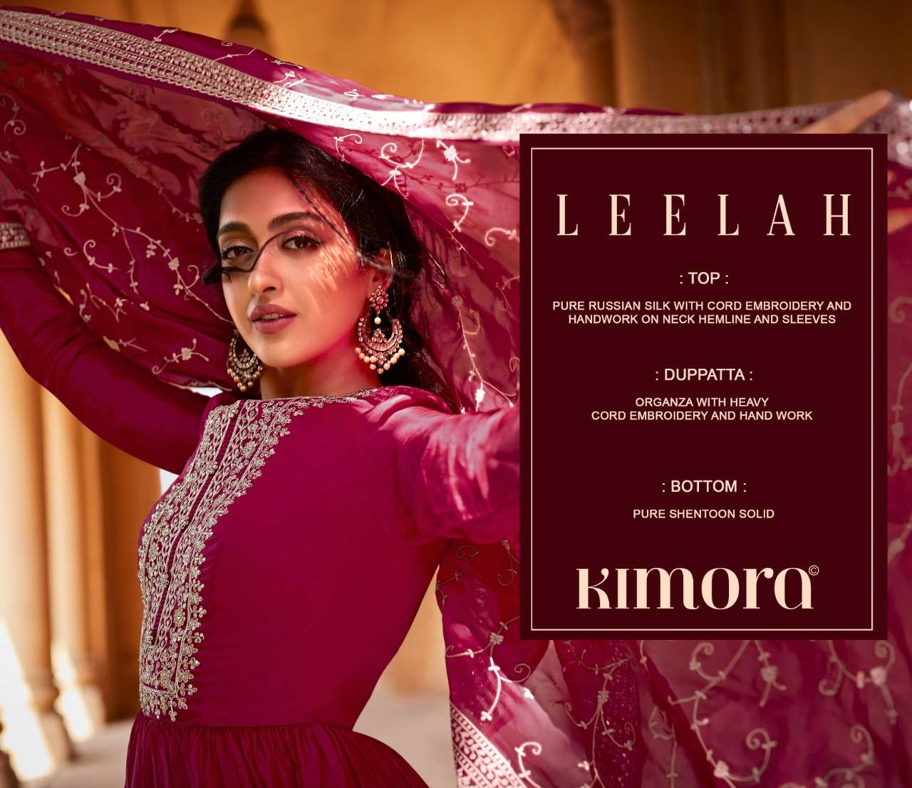LEELAH BY KIMORA FASHION 1931 TO 1938 SERIES BEAUTIFUL SUITS COLORFUL STYLISH FANCY CASUAL WEAR & ETHNIC WEAR RUSSIAN SILK EMBROIDERED DRESSES AT WHOLESALE PRICE