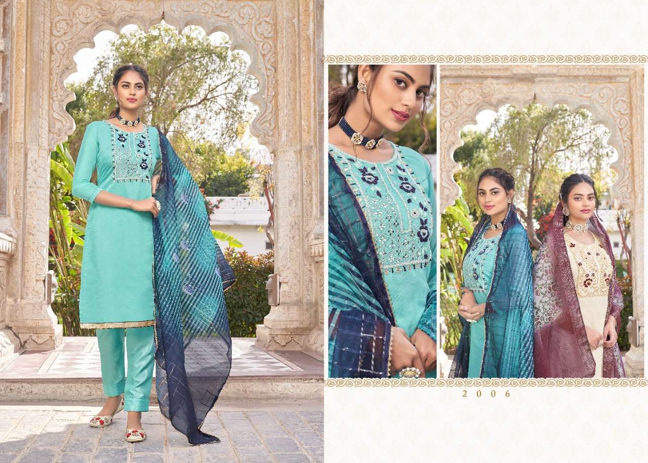 MANN MAHEK VOL-2 BY 7 CLOUDS 2001 TO 2006 SERIES BEAUTIFUL SUITS COLORFUL STYLISH FANCY CASUAL WEAR & ETHNIC WEAR PURE BANARASI DRESSES AT WHOLESALE PRICE