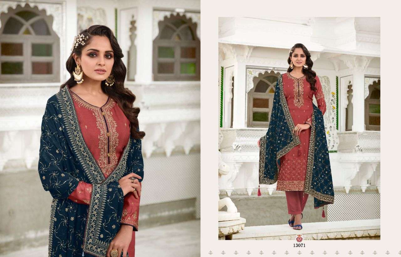MANNAT BY ZISA 13071 TO 13076 SERIES BEAUTIFUL SUITS COLORFUL STYLISH FANCY CASUAL WEAR & ETHNIC WEAR MINI SILK DRESSES AT WHOLESALE PRICE