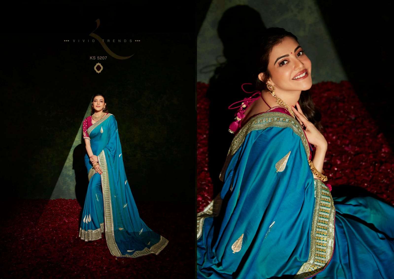 Kajal Vol-10 By Kimora Fashion 5201 To 5215 Series Indian Traditional Wear Collection Beautiful Stylish Fancy Colorful Party Wear & Occasional Wear Fancy Sarees At Wholesale Price