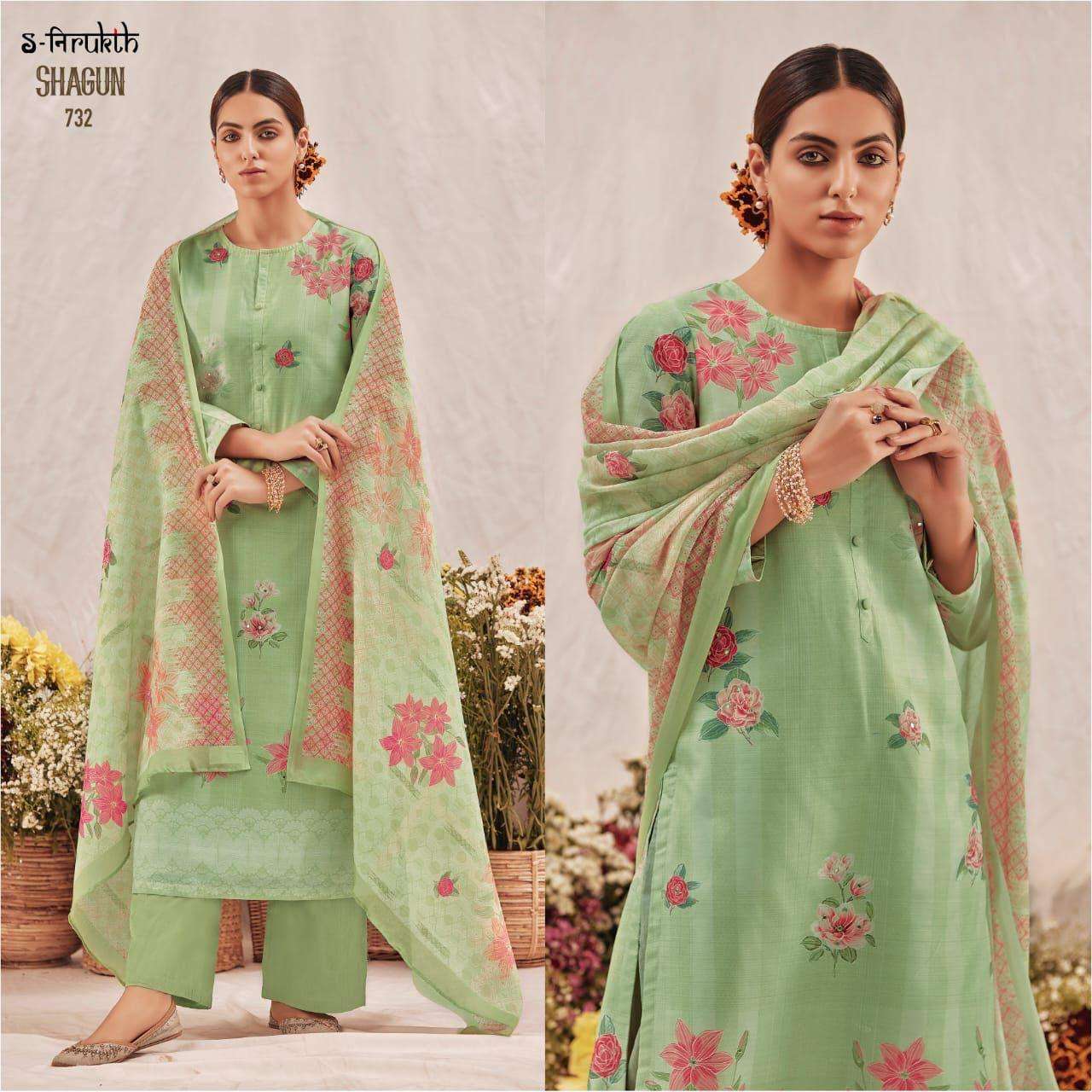 SHAGUN BY S-NIRUKTH BEAUTIFUL STYLISH SUITS FANCY COLORFUL CASUAL WEAR & ETHNIC WEAR & READY TO WEAR MUSLIN DIGITAL PRINTED DRESSES AT WHOLESALE PRICE