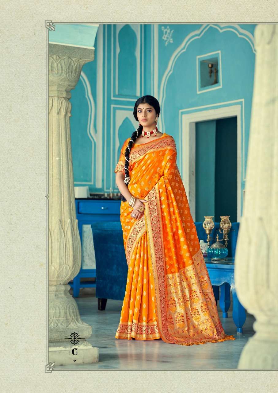 BANARASI WEAVES VOL-4 BY SHANGRILA A TO F SERIES INDIAN TRADITIONAL WEAR COLLECTION BEAUTIFUL STYLISH FANCY COLORFUL PARTY WEAR & OCCASIONAL WEAR HEAVY SILK SAREES AT WHOLESALE PRICE