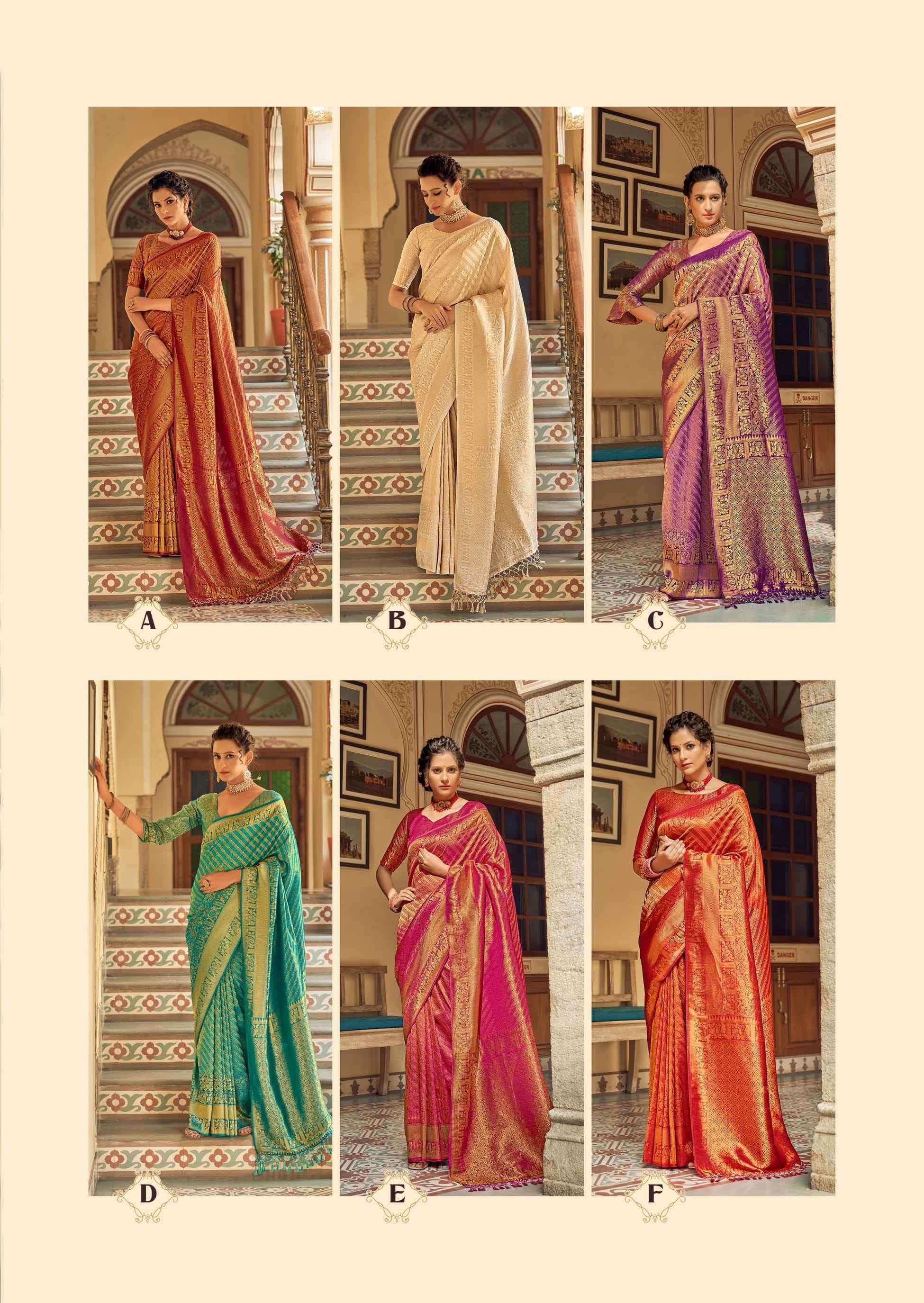 SOUTH PURE SILK BY SHANGRILA A TO F SERIES INDIAN TRADITIONAL WEAR COLLECTION BEAUTIFUL STYLISH FANCY COLORFUL PARTY WEAR & OCCASIONAL WEAR PURE SILK SAREES AT WHOLESALE PRICE