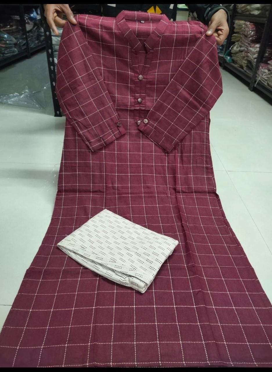 KT-1100 BY KAAMIRI 01 TO 08 SERIES  DESIGNER BEAUTIFUL STYLISH FANCY COLORFUL PARTY WEAR & OCCASIONAL WEAR COTTON KHADI  KURTIS AND BOTTOM AT WHOLESALE PRICE
