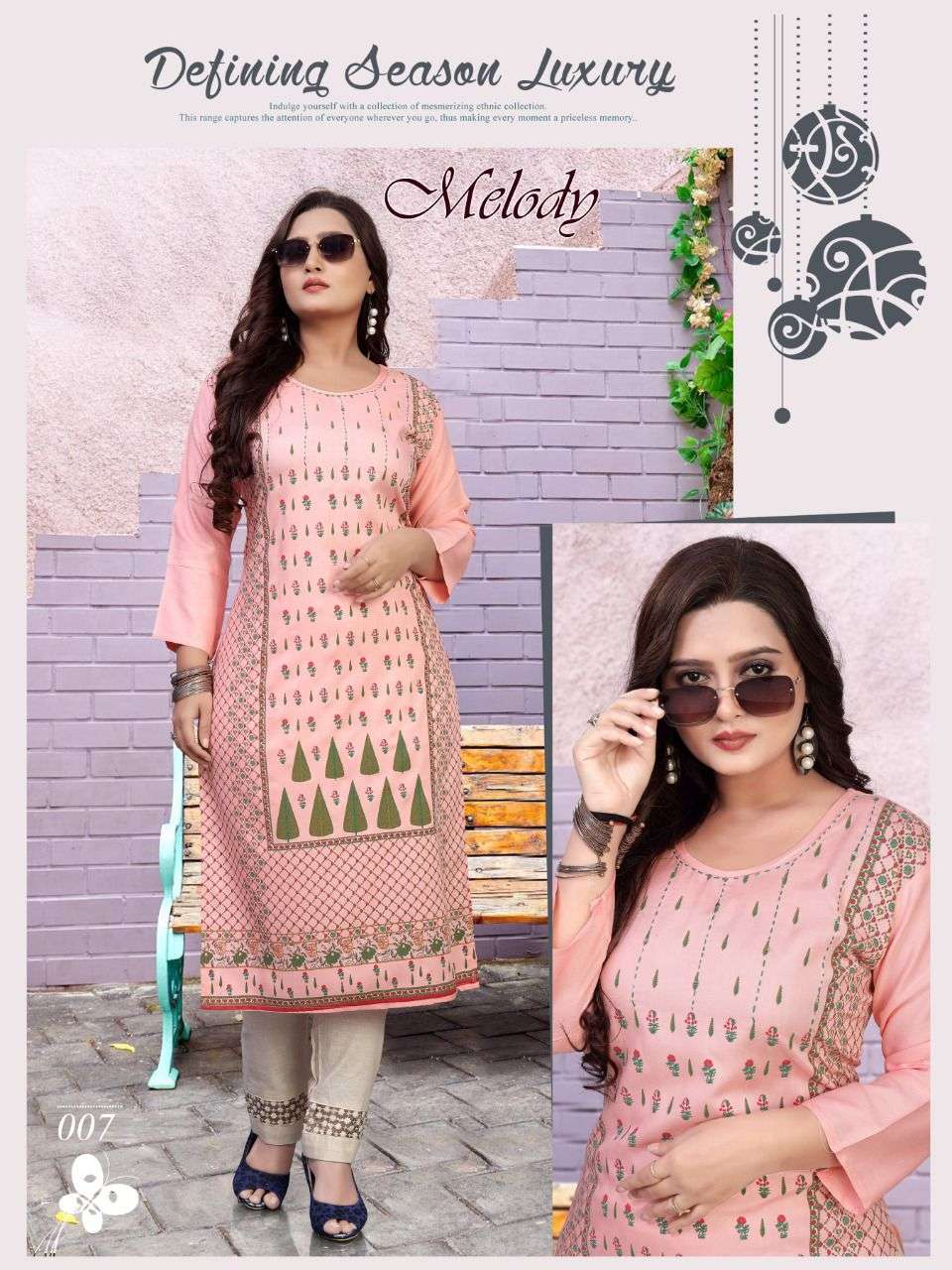 MELODY BY AKHAND JYOT 001 TO 010 SERIES DESIGNER STYLISH FANCY COLORFUL BEAUTIFUL PARTY WEAR & ETHNIC WEAR COLLECTION PURE RAYON KURTIS AT WHOLESALE PRICE