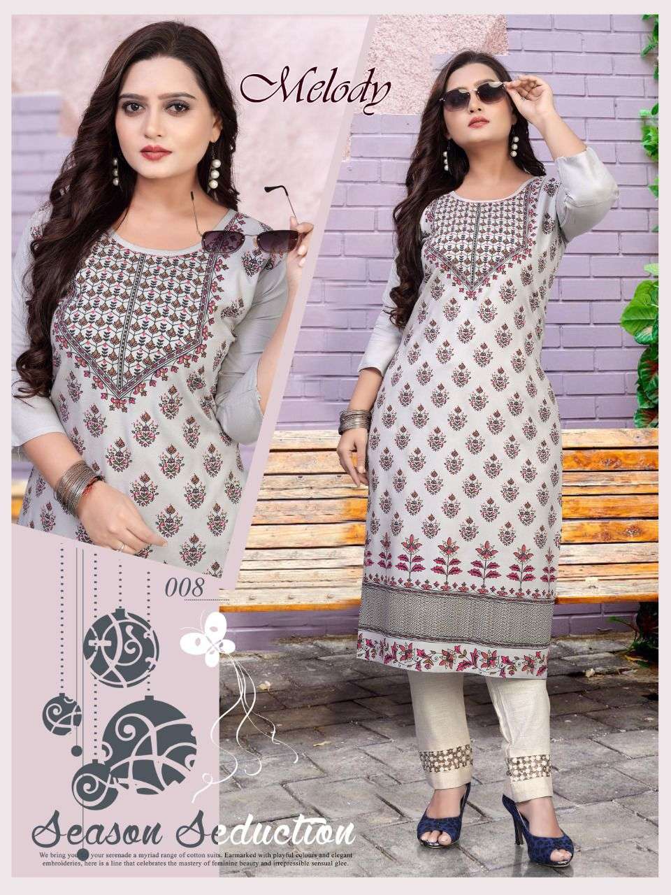 MELODY BY AKHAND JYOT 001 TO 010 SERIES DESIGNER STYLISH FANCY COLORFUL BEAUTIFUL PARTY WEAR & ETHNIC WEAR COLLECTION PURE RAYON KURTIS AT WHOLESALE PRICE