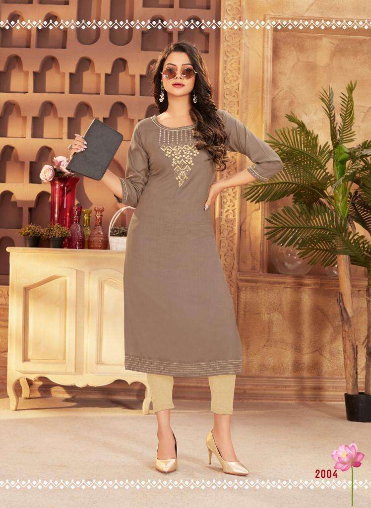 KIMAYA VOL-2 BY HINAYA 2001 TO 2009 SERIES DESIGNER STYLISH FANCY COLORFUL BEAUTIFUL PARTY WEAR & ETHNIC WEAR COLLECTION RAYON EMBROIDERY KURTIS AT WHOLESALE PRICE