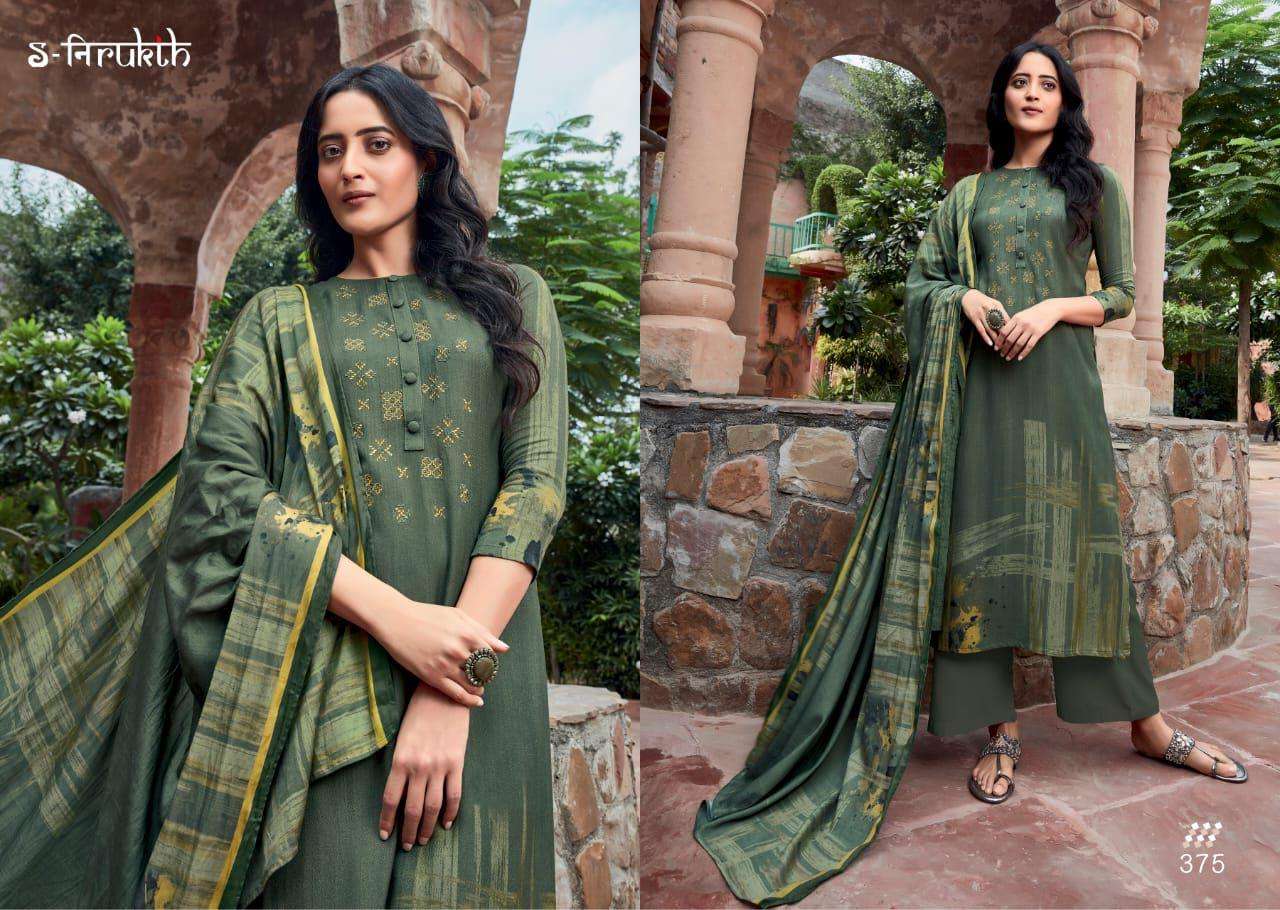 ELEGANT BY S-NIRUKTH BEAUTIFUL SUITS COLORFUL STYLISH FANCY CASUAL WEAR & ETHNIC WEAR CAMBRIC PRINT WITH WORK DRESSES AT WHOLESALE PRICE