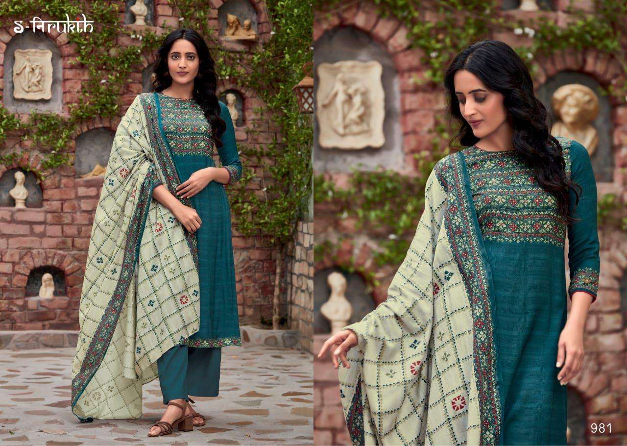 ELEGANT BY S-NIRUKTH BEAUTIFUL SUITS COLORFUL STYLISH FANCY CASUAL WEAR & ETHNIC WEAR CAMBRIC PRINT WITH WORK DRESSES AT WHOLESALE PRICE