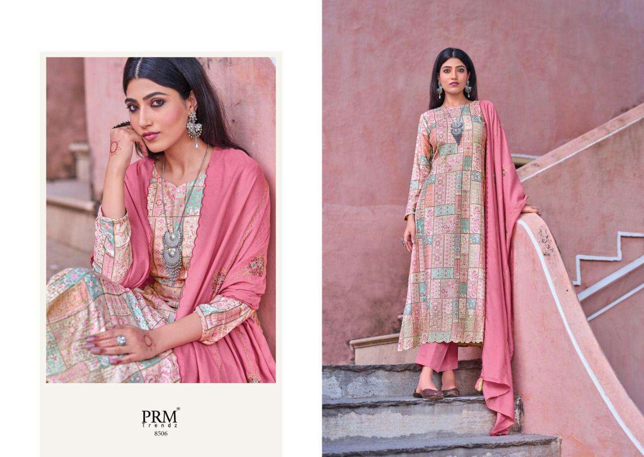 ZAINAB VOL-2 BY PRM TRENDZ 8501 TO 8508 SERIES BEAUTIFUL STYLISH SUITS FANCY COLORFUL CASUAL WEAR & ETHNIC WEAR & READY TO WEAR PURE JAM COTTON DIGITAL PRINT DRESSES AT WHOLESALE PRICE