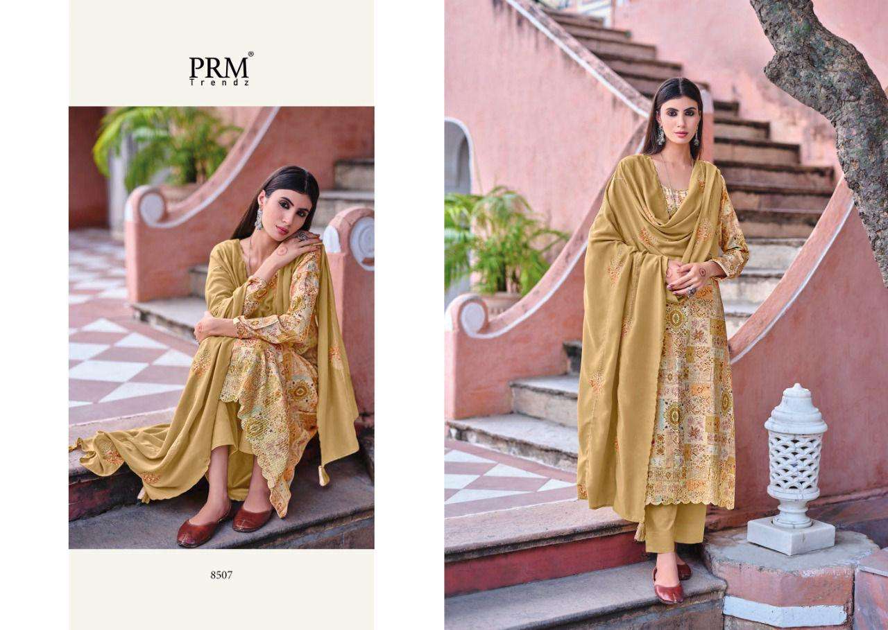 ZAINAB VOL-2 BY PRM TRENDZ 8501 TO 8508 SERIES BEAUTIFUL STYLISH SUITS FANCY COLORFUL CASUAL WEAR & ETHNIC WEAR & READY TO WEAR PURE JAM COTTON DIGITAL PRINT DRESSES AT WHOLESALE PRICE
