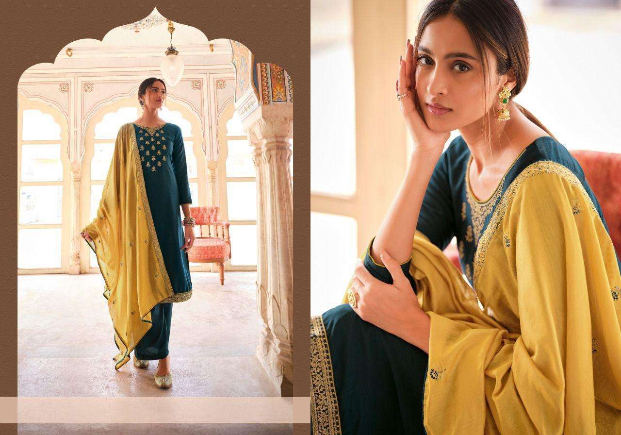 EKAAYA VOL-2 BY KC 2001 TO 2008 SERIES BEAUTIFUL SUITS COLORFUL STYLISH FANCY CASUAL WEAR & ETHNIC WEAR SILK WITH WORK DRESSES AT WHOLESALE PRICE