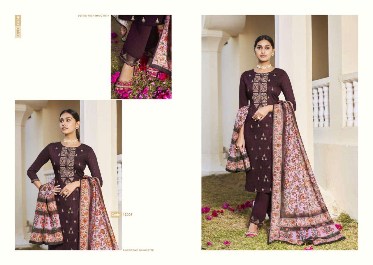PLATINUM BY KIVI 13005 TO 13010 SERIES BEAUTIFUL SUITS COLORFUL STYLISH FANCY CASUAL WEAR & ETHNIC WEAR FANCY DRESSES AT WHOLESALE PRICE