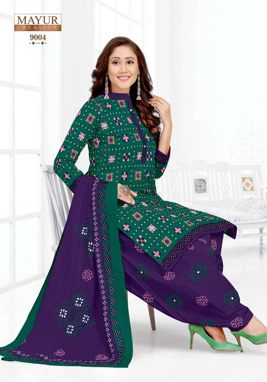 IKKAT SPECIAL VOL-9 BY MAYUR CREATION 9001 TO 9010 SERIES BEAUTIFUL SUITS STYLISH FANCY COLORFUL CASUAL WEAR & ETHNIC WEAR PURE COTTON DRESSES AT WHOLESALE PRICE