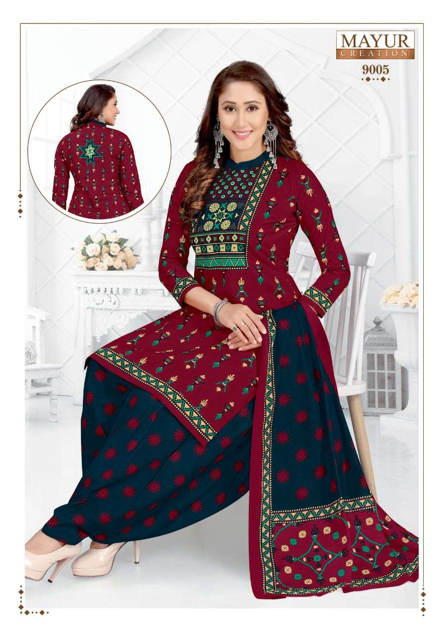 IKKAT SPECIAL VOL-9 BY MAYUR CREATION 9001 TO 9010 SERIES BEAUTIFUL SUITS STYLISH FANCY COLORFUL CASUAL WEAR & ETHNIC WEAR PURE COTTON DRESSES AT WHOLESALE PRICE