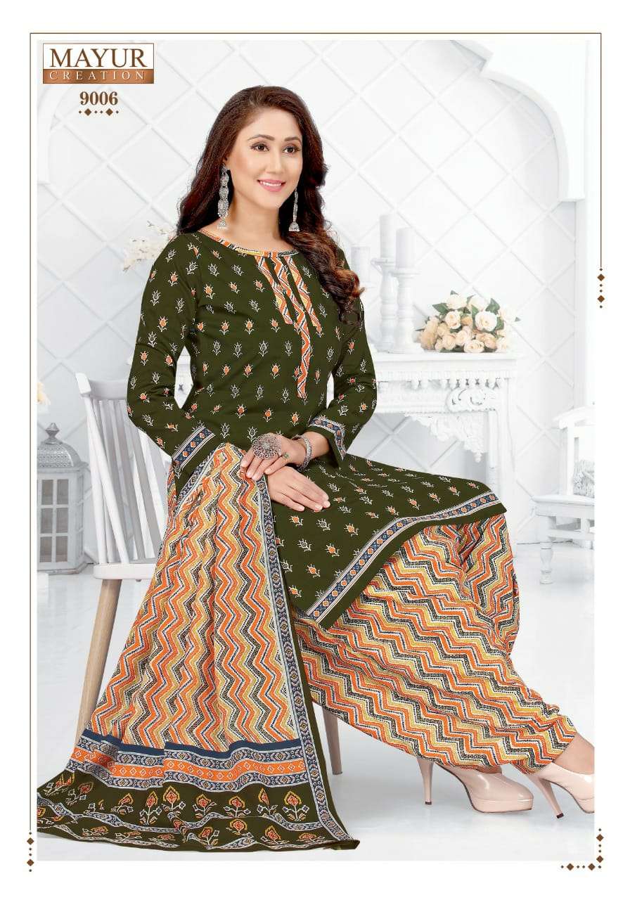 IKKAT SPECIAL VOL-9 BY MAYUR CREATION 9001 TO 9010 SERIES BEAUTIFUL SUITS STYLISH FANCY COLORFUL CASUAL WEAR & ETHNIC WEAR PURE COTTON DRESSES AT WHOLESALE PRICE