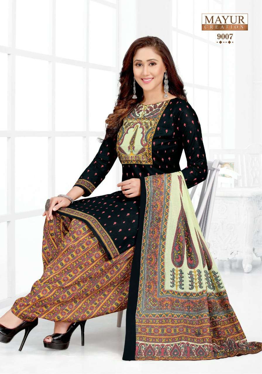 IKKAT SPECIAL VOL-9 BY MAYUR CREATION 9001 TO 9010 SERIES BEAUTIFUL SUITS STYLISH FANCY COLORFUL CASUAL WEAR & ETHNIC WEAR PURE COTTON DRESSES AT WHOLESALE PRICE
