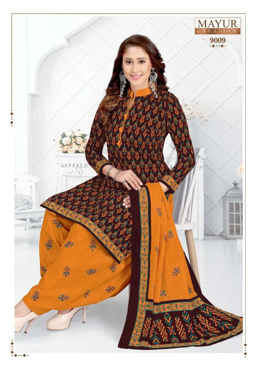 IKKAT SPECIAL VOL-9 BY MAYUR CREATION 9001 TO 9010 SERIES BEAUTIFUL SUITS STYLISH FANCY COLORFUL CASUAL WEAR & ETHNIC WEAR PURE COTTON DRESSES AT WHOLESALE PRICE