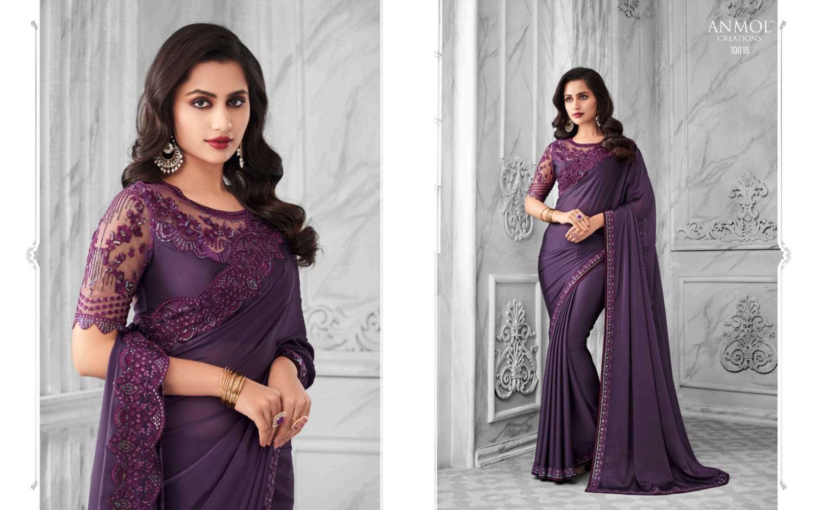 ELEGANCE VOL-14 BY ANMOL CREATION 10001 TO 10016 SERIES INDIAN TRADITIONAL WEAR COLLECTION BEAUTIFUL STYLISH FANCY COLORFUL PARTY WEAR & OCCASIONAL WEAR FANCY SAREES AT WHOLESALE PRICE