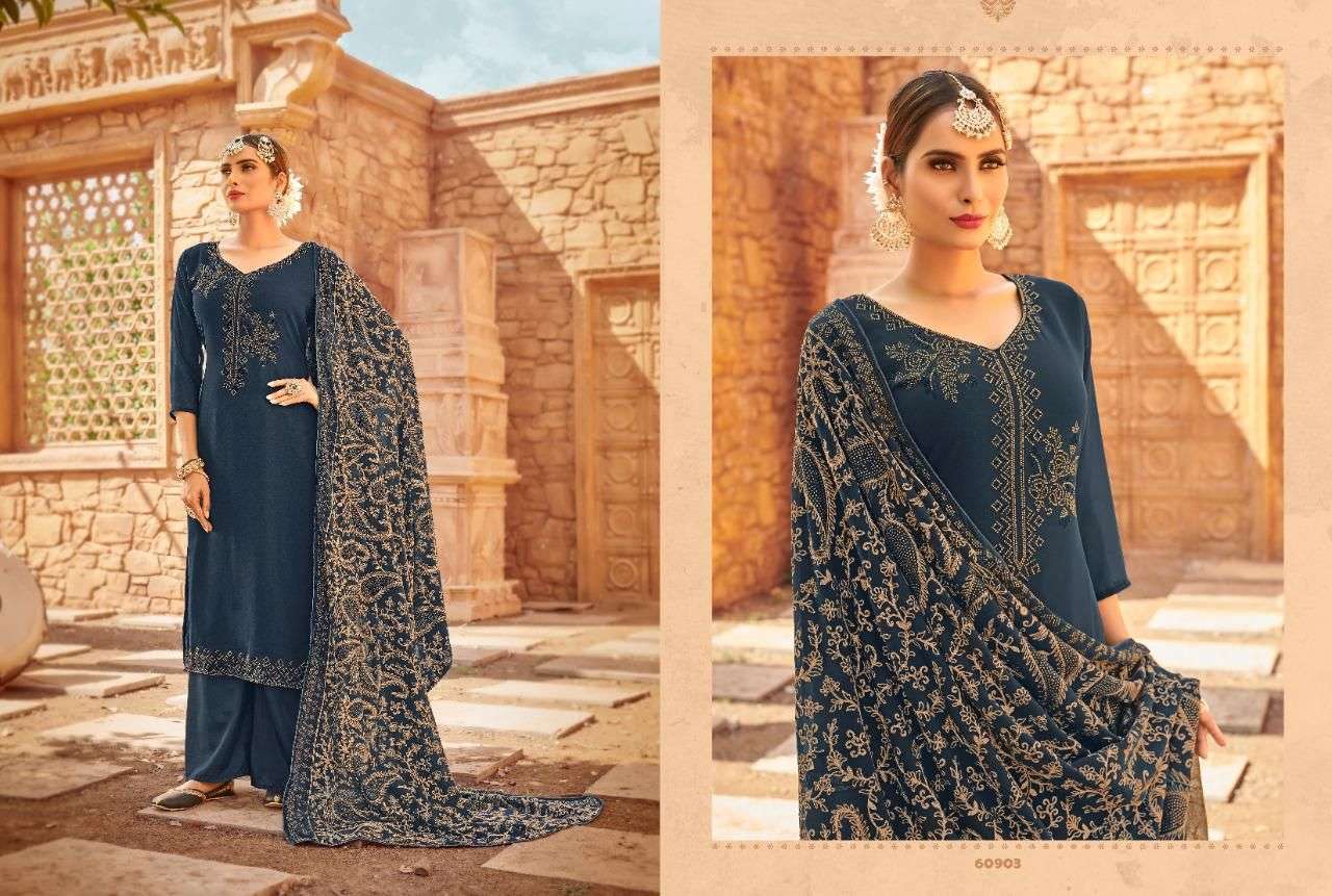 PAKEEZAH VOL-2 BY RIANA 60901 TO 60905 SERIES BEAUTIFUL SHARARA SUITS COLORFUL STYLISH FANCY CASUAL WEAR & ETHNIC WEAR FANCY DRESSES AT WHOLESALE PRICE