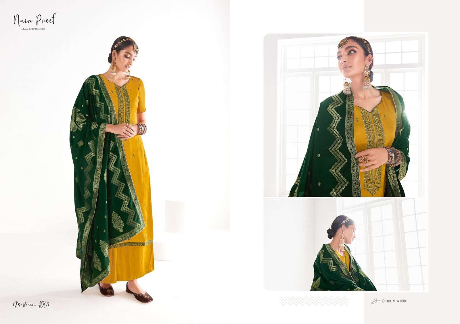 MASTAANI BY NAIN PREET 1001 TO 1006 SERIES BEAUTIFUL SUITS COLORFUL STYLISH FANCY CASUAL WEAR & ETHNIC WEAR SOFT SILK DRESSES AT WHOLESALE PRICE