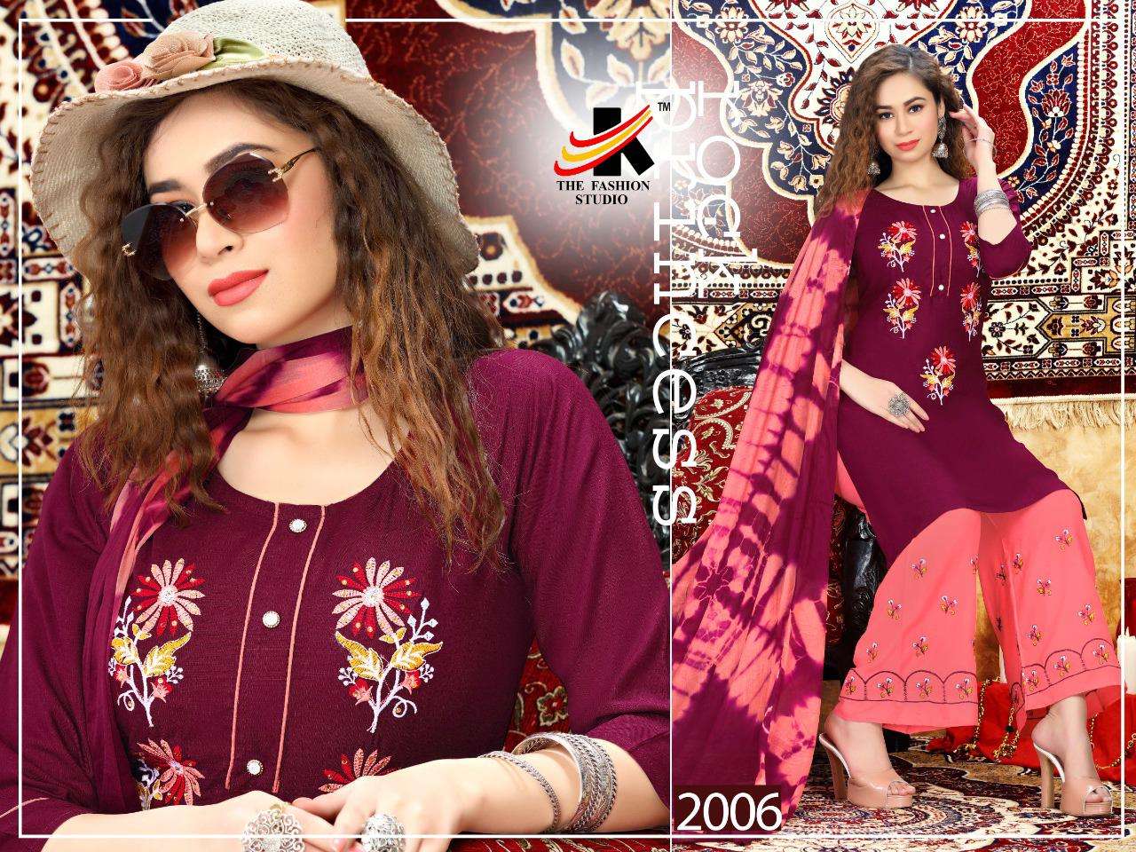 ROYAL QUEEN VOL-3 BY THE FASHION STUDIO 2001 TO 2008 SERIES BEAUTIFUL SUITS COLORFUL STYLISH FANCY CASUAL WEAR & ETHNIC WEAR HEAVY RAYON EMBROIDERED DRESSES AT WHOLESALE PRICE