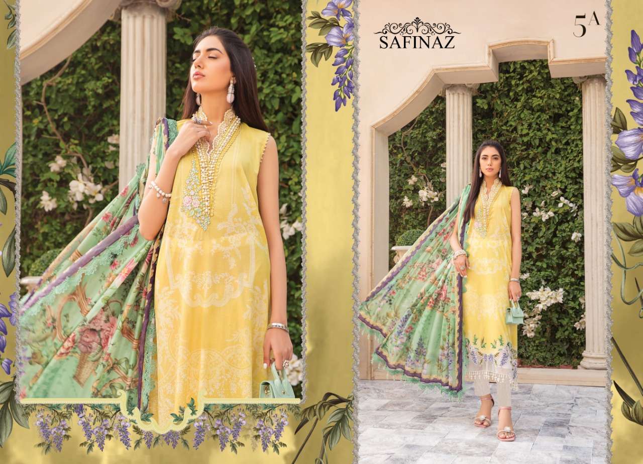 MARIA.B. VOL-7 BY SAFINAZ PAKISTANI WEAR COLLECTION BEAUTIFUL STYLISH FANCY COLORFUL PARTY WEAR & OCCASIONAL WEAR PURE COTTON LAWN WITH EMBROIDERED DRESSES AT WHOLESALE PRICE