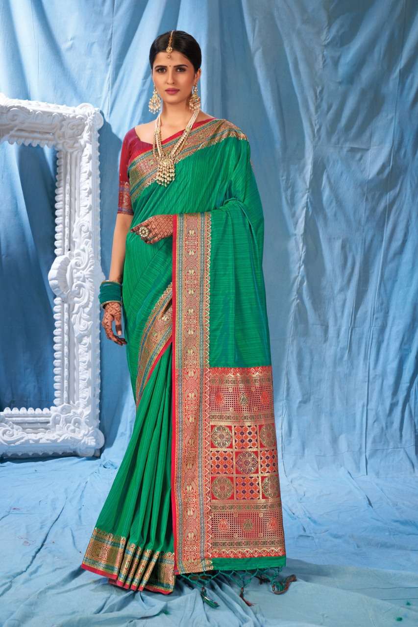 KANIKA SILK BY SANGAM PRINTS 1377 TO 1382 SERIES INDIAN TRADITIONAL WEAR COLLECTION BEAUTIFUL STYLISH FANCY COLORFUL PARTY WEAR & OCCASIONAL WEAR SILK SAREES AT WHOLESALE PRICE
